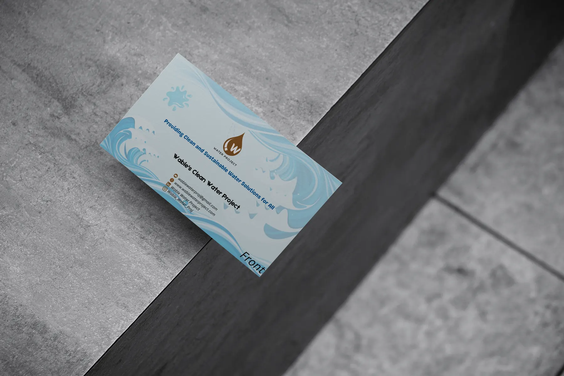 Business card mockup designed by FRAZE Creative